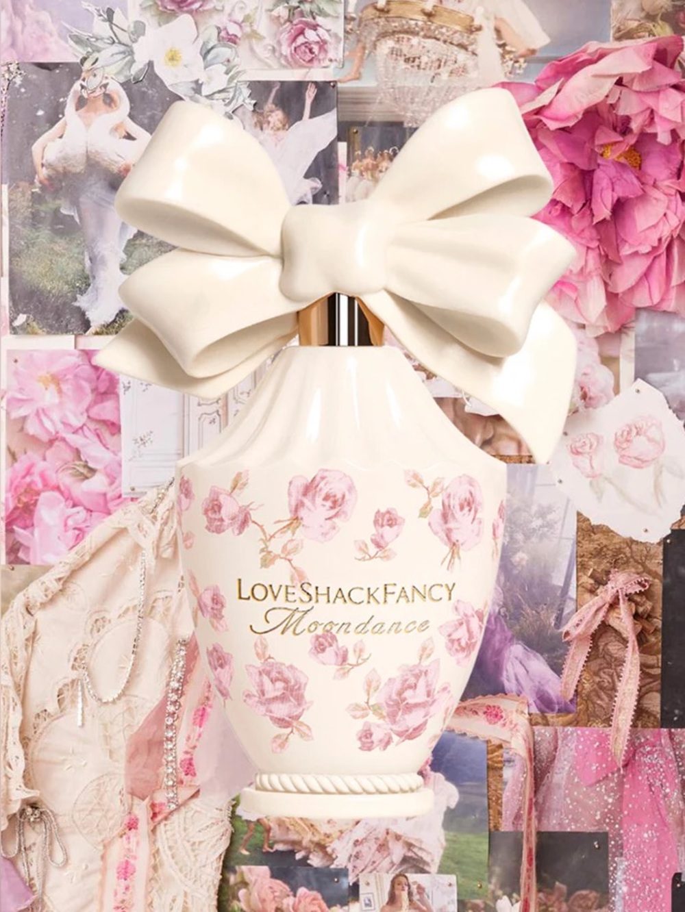 LoveShackFancy Cream and Pink Floral Moondance new in box